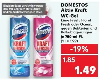 Kaufland DOMESTOS Aktiv Kraft WC-Gel Angebot