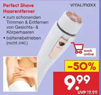 Netto Marken-Discount VITALMAXX Perfect Shave Haarentferner Angebot