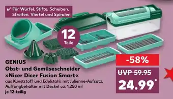 Kaufland GENIUS Obst- und Gemüseschneider Nicer Dicer Fusion Smart Angebot