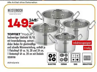 Möbel Kraft Meisterkoch Topfset Modus Angebot