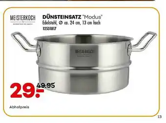 Möbel Kraft Meisterkoch Dünsteinsatz „modus“ Angebot