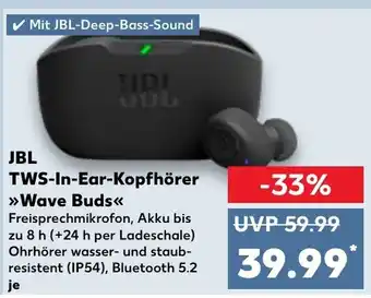 Kaufland JBL TWS-In-Ear-Kopfhörer Wave Buds Angebot