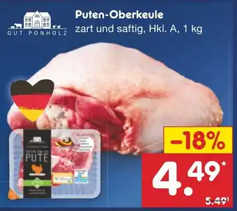 Netto Marken-Discount GUT PONHOLZ Puten-Oberkeule Angebot