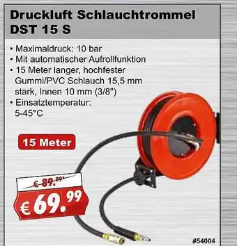 Stabilo Fachmarkt Druckluft Schlauchtrommel Dst 15s Angebot