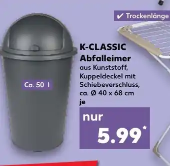 Kaufland K-CLASSIC Abfalleimer Angebot