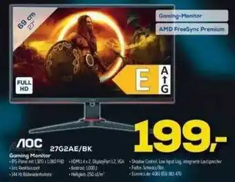 Euronics XXL Aoc Gaming Monitor 27g2ae.bk Angebot