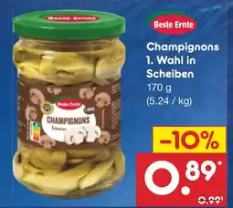 Netto Marken-Discount Beste Ernte Champignons Angebot