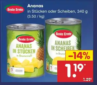 Netto Marken-Discount Beste Ernte Ananas Angebot