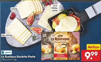 Netto Marken-Discount Le Rustique Raclette Platte Angebot