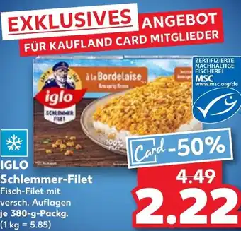 Kaufland IGLO Schlemmer-Filet Fisch-Filet Angebot