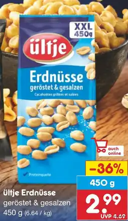 Netto Marken-Discount ültje Erdnüsse Angebot