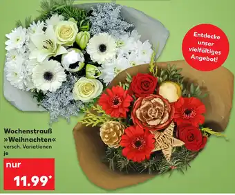 Kaufland Wochenstrauß Weihnachten Angebot