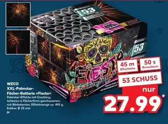 Kaufland WECO XXL-Palmstar- Fächer-Batterie Fiesta Angebot