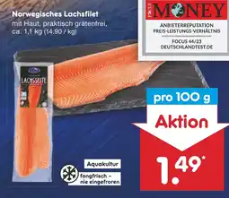 Netto Marken-Discount Norwegisches Lachsfilet Angebot