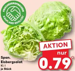 Kaufland Span. Eisbergsalat Angebot