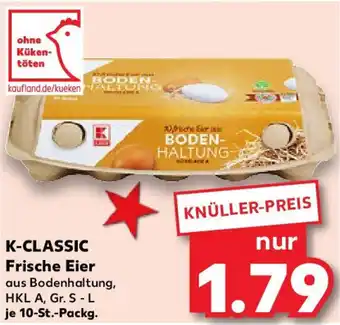 Kaufland K-CLASSIC Frische Eier Angebot