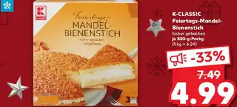 Kaufland K-CLASSIC Feiertags-Mandel- Bienenstich Angebot