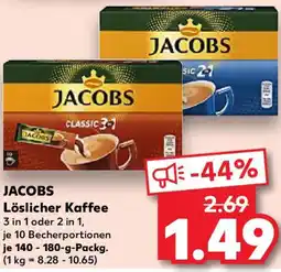 Kaufland JACOBS Löslicher Kaffee Angebot