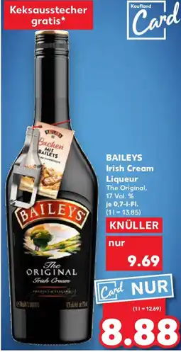 Kaufland BAILEYS Irish Cream Liqueur Angebot