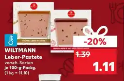 Kaufland WILTMANN Leber-Pastete Angebot