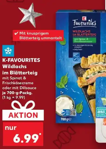 Kaufland K-FAVOURITES Wildlachs im Blätterteig Angebot