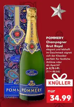 Kaufland POMMERY Champagner Brut Royal Angebot