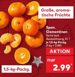 Kaufland Span. Clementinen Angebot