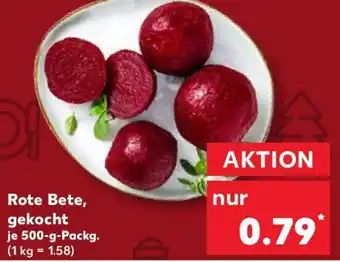 Kaufland Rote Bete, gekocht Angebot