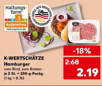 Kaufland K-WERTSCHÄTZE Hamburger Angebot