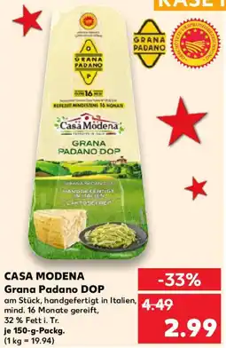 Kaufland CASA MODENA Grana Padano DOP Angebot