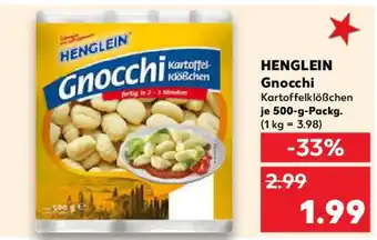 Kaufland HENGLEIN Gnocchi Angebot