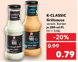 Kaufland K-CLASSIC Grillsauce Angebot