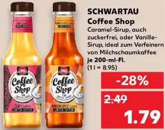 Kaufland SCHWARTAU Coffee Shop Angebot