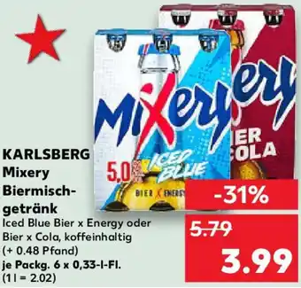 Kaufland KARLSBERG Mixery Biermisch- getränk Angebot