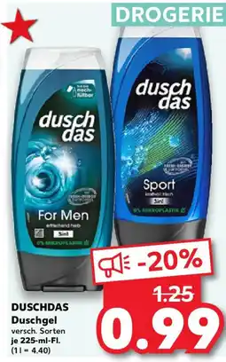 Kaufland DUSCHDAS Duschgel Angebot