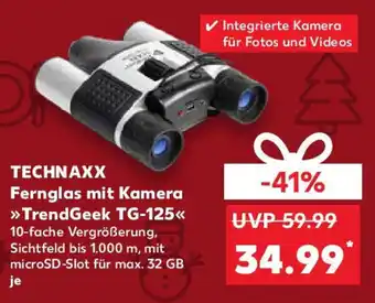 Kaufland TECHNAXX Fernglas mit Kamera TrendGeek TG-125 Angebot