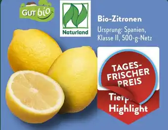 Aldi Süd Bio-Zitronen Angebot