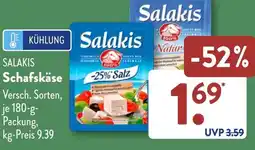 Aldi Süd SALAKIS Schafskäse Angebot