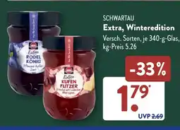 Aldi Süd SCHWARTAU Extra, Winteredition Angebot