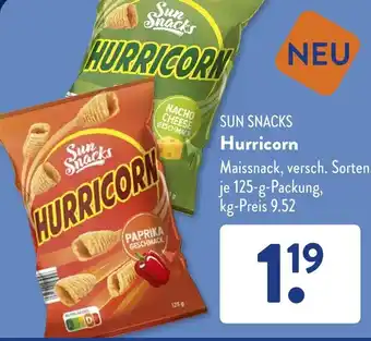 Aldi Süd SUN SNACKS Hurricorn Angebot