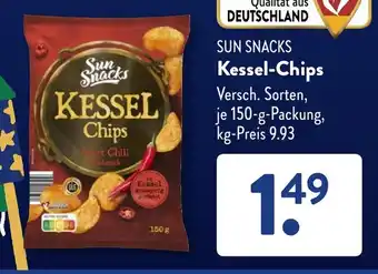 Aldi Süd SUN SNACKS Kessel-Chips Angebot