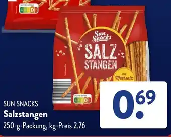 Aldi Süd SUN SNACKS Salzstangen Angebot