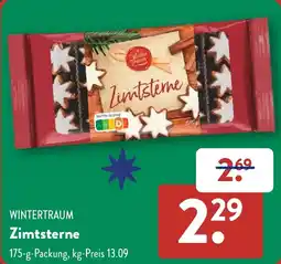 Aldi Süd WINTERTRAUM Zimtsterne Angebot