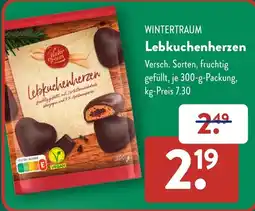 Aldi Süd WINTERTRAUM Lebkuchenherzen Angebot