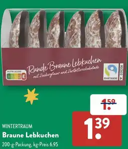 Aldi Süd WINTERTRAUM Braune Lebkuchen Angebot