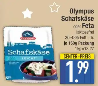 E-Center Olympus Schafskäse oder Feta Angebot