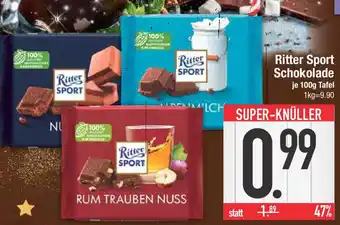 E-Center Ritter Sport Schokolade Angebot