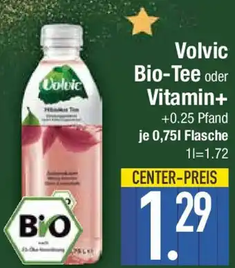 E-Center Volvic Bio-Tee oder Vitamin+ Angebot