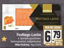 E-Center EDEKA Festtags-Lachs Angebot