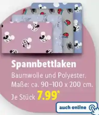 Lidl Spannbettlaken Angebot